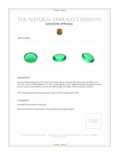 0.99 Ct. Emerald from Zambia Appraisal