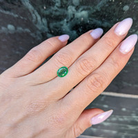 0.99 Ct. Emerald from Zambia Life Style