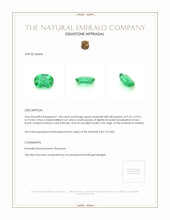 1.68 Ct. Emerald from Zambia Appraisal