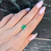 1.68 Ct. Emerald from Zambia Life Style