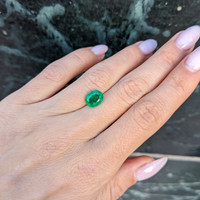 1.98 Ct. Emerald from Zambia Life Style