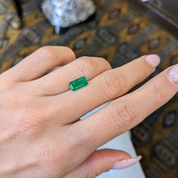 1.74 Ct. Emerald from Zambia Life Style