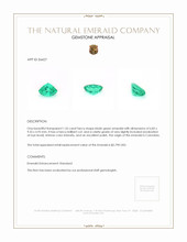 1.55 Ct. Emerald from Colombia Appraisal