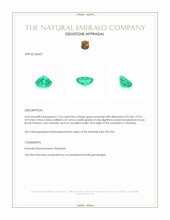 1.55 Ct. Emerald from Colombia Appraisal