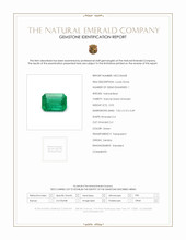 0.93 Ct. Emerald from Zambia Scan Report