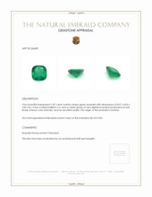 1.87 Ct. Emerald from Zambia Appraisal
