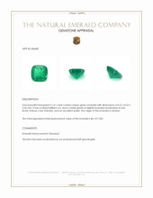2.41 Ct. Emerald from Zambia Appraisal