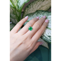 2.41 Ct. Emerald from Zambia Life Style
