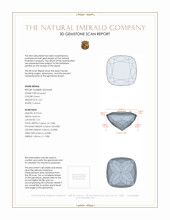 2.41 Ct. Emerald from Zambia 3 D Scan Report