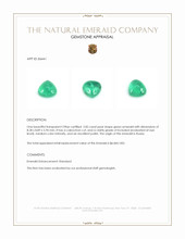 2.82 Ct. Cabochon Emerald from Russia Appraisal