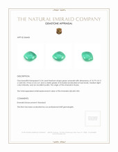 3.24 Ct. Cabochon Emerald from Russia Appraisal