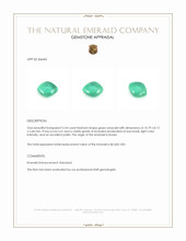 3.24 Ct. Cabochon Emerald from Russia Appraisal