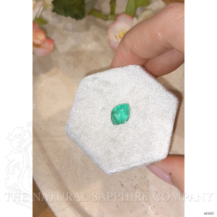 3.24 Ct. Cabochon Emerald from Russia