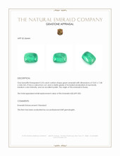 3.55 Ct. Cabochon Emerald from Russia Appraisal