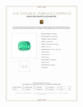 3.55 Ct. Cabochon Emerald from Russia Scan Report
