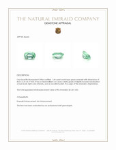 1.44 Ct. Emerald from Afghanistan Appraisal