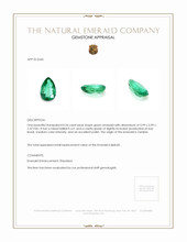 0.34 Ct. Emerald from Zambia Appraisal