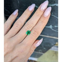 0.84 Ct. Emerald from Afghanistan Life Style