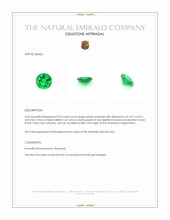0.93 Ct. Emerald from Afghanistan Appraisal