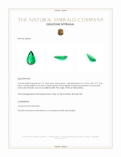 1.51 Ct. Emerald from Afghanistan Appraisal