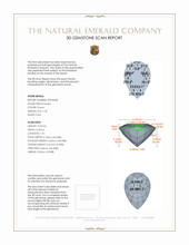 1.18 Ct. Emerald from Afghanistan 3 D Scan Report