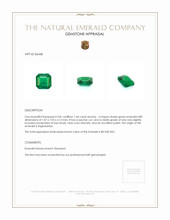 1.46 Ct. Emerald from Afghanistan Appraisal