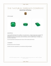1.46 Ct. Emerald from Afghanistan Appraisal