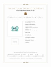 0.90 Ct. Emerald from Afghanistan Scan Report