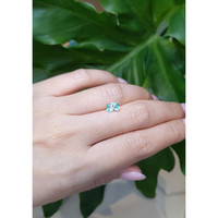 0.90 Ct. Emerald from Afghanistan Life Style