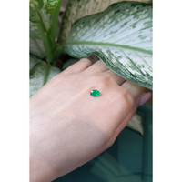 0.68 Ct. Emerald from Zambia Life Style