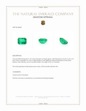 1.96 Ct. Emerald from Colombia Appraisal