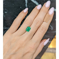 1.96 Ct. Emerald from Colombia Life Style