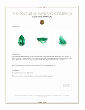 0.39 Ct. Emerald from Zambia Appraisal