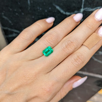 2.13 Ct. Emerald from Colombia Life Style