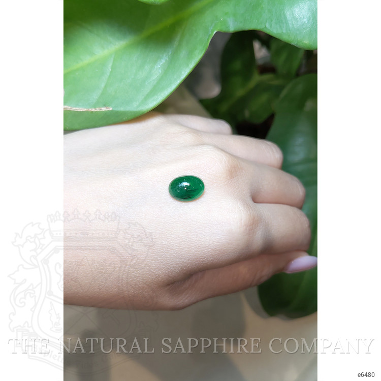 4.31 Ct. Cabochon Emerald from Zambia