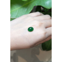 3.60 Ct. Cabochon Emerald from Zambia Life Style