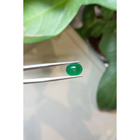 3.33 Ct. Cabochon Emerald from Zambia Life Style