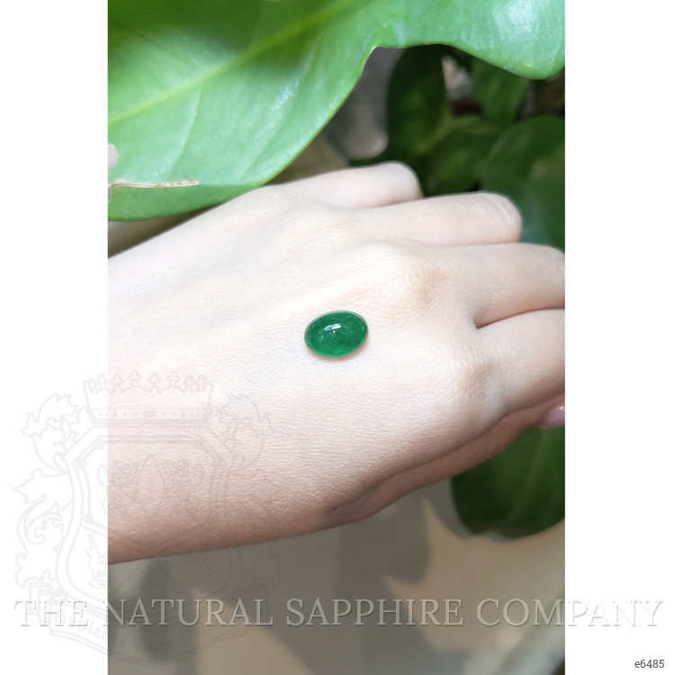 3.72 Ct. Cabochon Emerald from Zambia