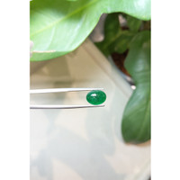 3.72 Ct. Cabochon Emerald from Zambia Life Style
