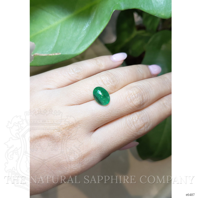 3.69 Ct. Cabochon Emerald from Zambia