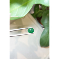 3.90 Ct. Cabochon Emerald from Zambia Life Style