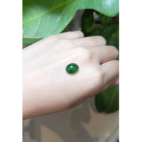 3.90 Ct. Cabochon Emerald from Zambia Life Style
