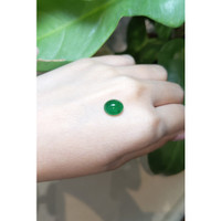 3.25 Ct. Cabochon Emerald from Zambia Life Style