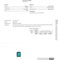 2.53 Ct. Emerald from Zambia Scan Report