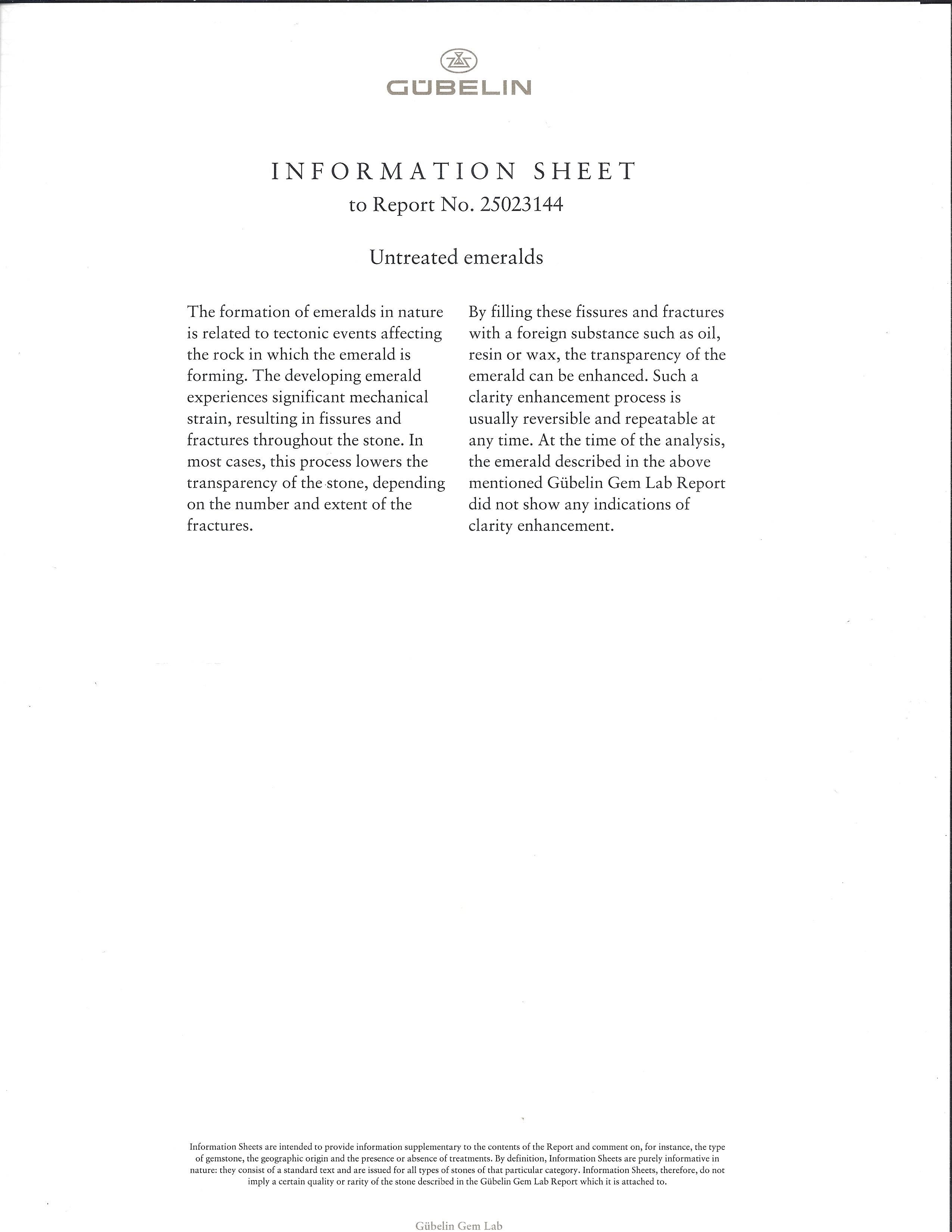 3.34 Ct. Emerald from Colombia