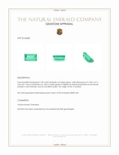 1.00 Ct. Emerald from Zambia Appraisal