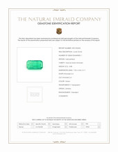 0.88 Ct. Emerald from Zambia Scan Report