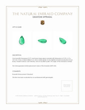 0.97 Ct. Emerald from Zambia Appraisal
