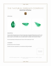 0.34 Ct. Emerald from Zambia Appraisal