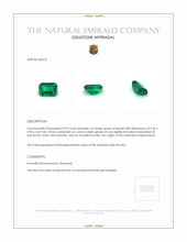 0.95 Ct. Emerald from Afghanistan Appraisal